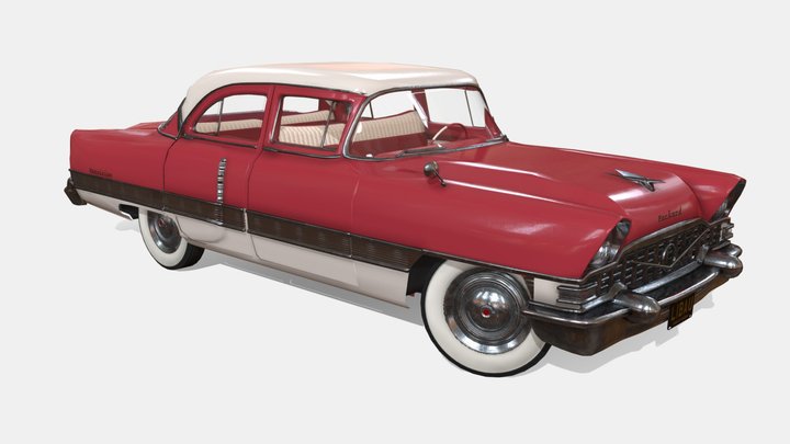 1955 American Sedan (Packard based) 3D Model