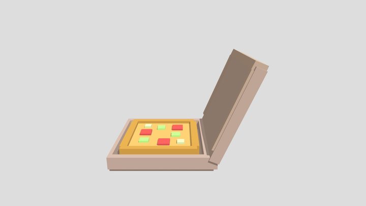 Моделька Пицца 3D Model