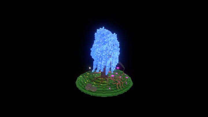 Diorama Ori Mix Voxel 3D Model