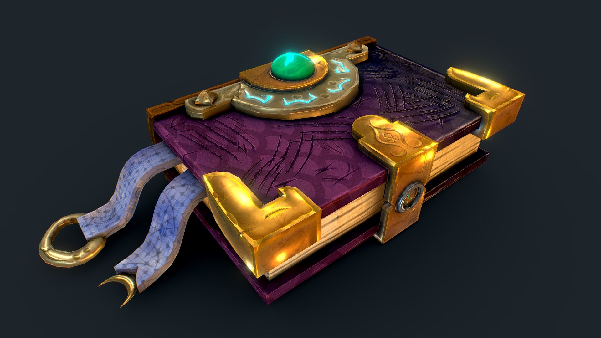 Scratched Spellbook - Buy Royalty Free 3D model by Clément Fromentin ...