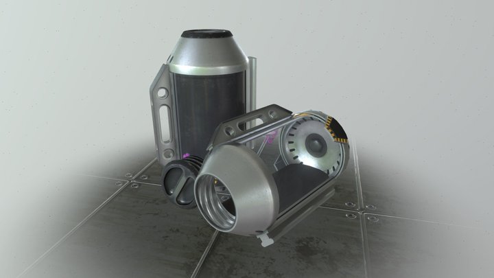 [Fluidics] Ooze Canisters 3D Model