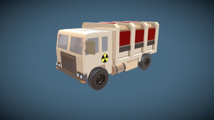 C&C Red Alert 2 - Demolition Truck 3D Model