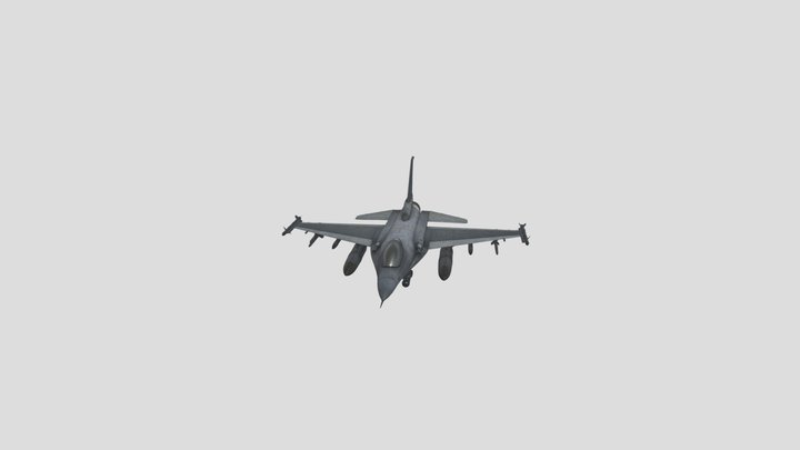 Military Fighter 3D Model