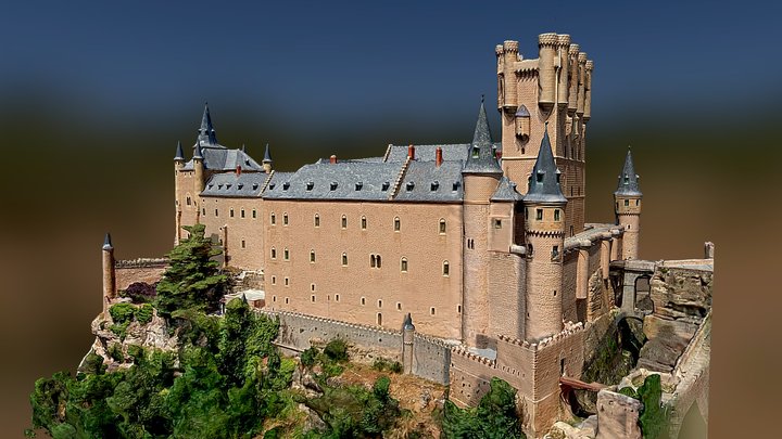 Alcazar of Segovia 3D Model