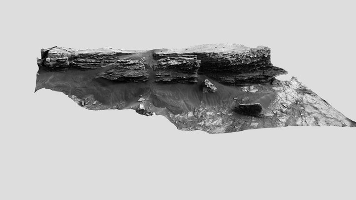 The Prow outcrop (Mars) 3D Model