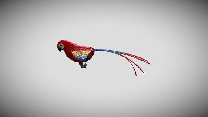 perroquet2_LP 3D Model