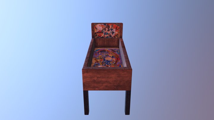 Pinball Machine 3D Model