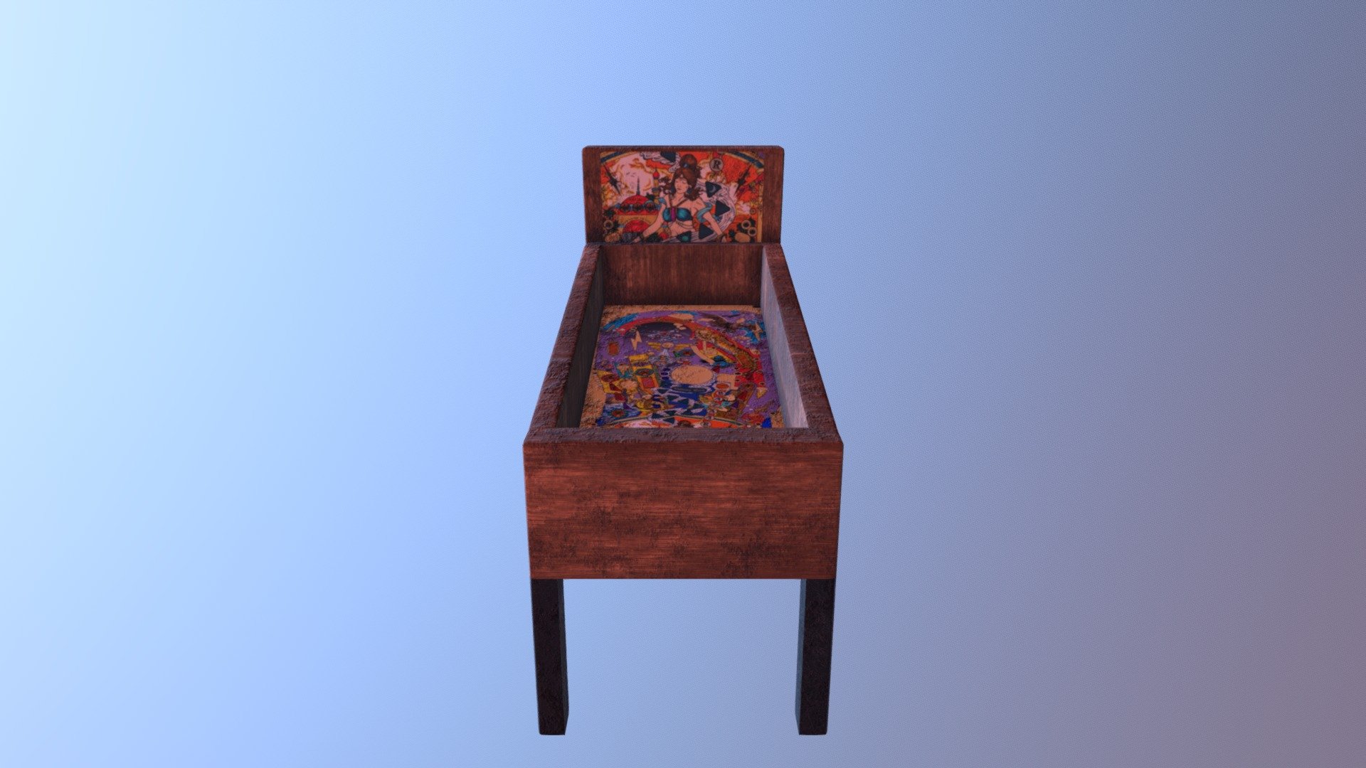 Pinball Machine - Download Free 3D model by Pablo Marquez