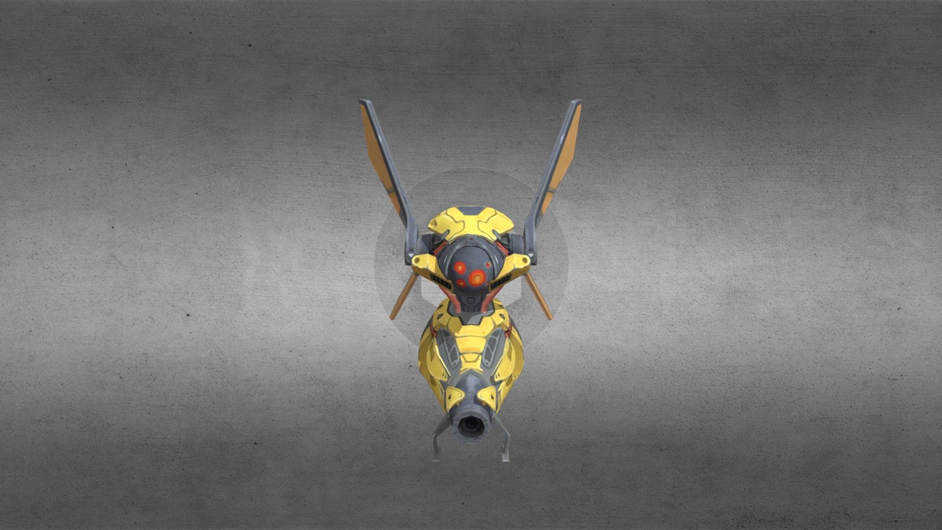 Ægte Yoghurt Vil WR] Wasp Drone - Download Free 3D model by >corrupted ogre (@corruptedogre)  [28dbc43]