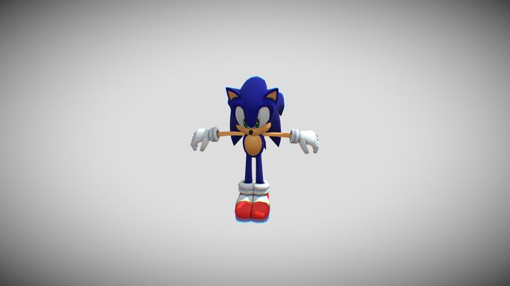 SADX Sonic ( Cutscene Model ) 3D Model