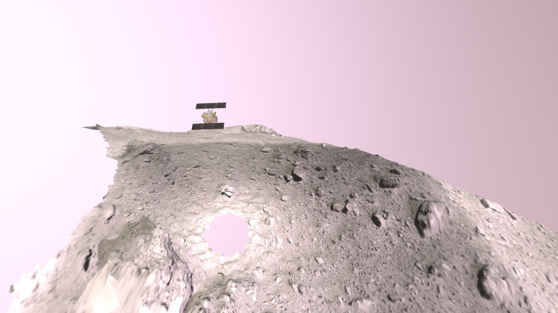 Hayabusa 2 flying over Ryugu (TD1-R1A imageset) - Download Free 3D ...
