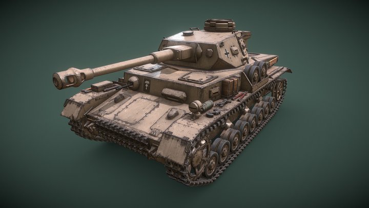Panzer IV 3D Model