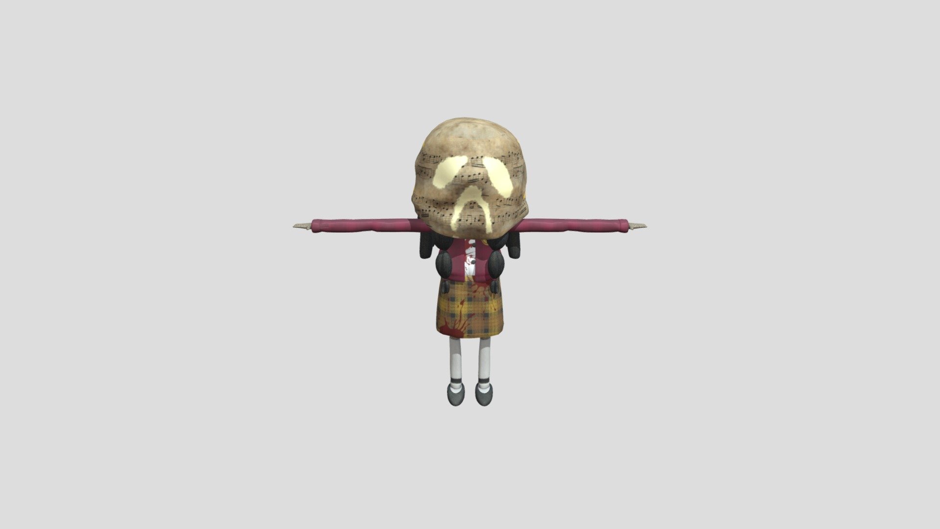 Dont Fret Paper Face Download Free 3D model by Ashy (ashrafmanir