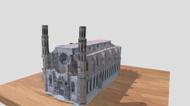 Basilica de Santa Maria del Mar 3D Model