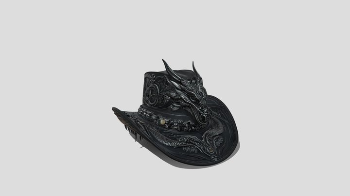 Dragoncrest Top Hat 3D Model Free – Gratis 3D-model STL