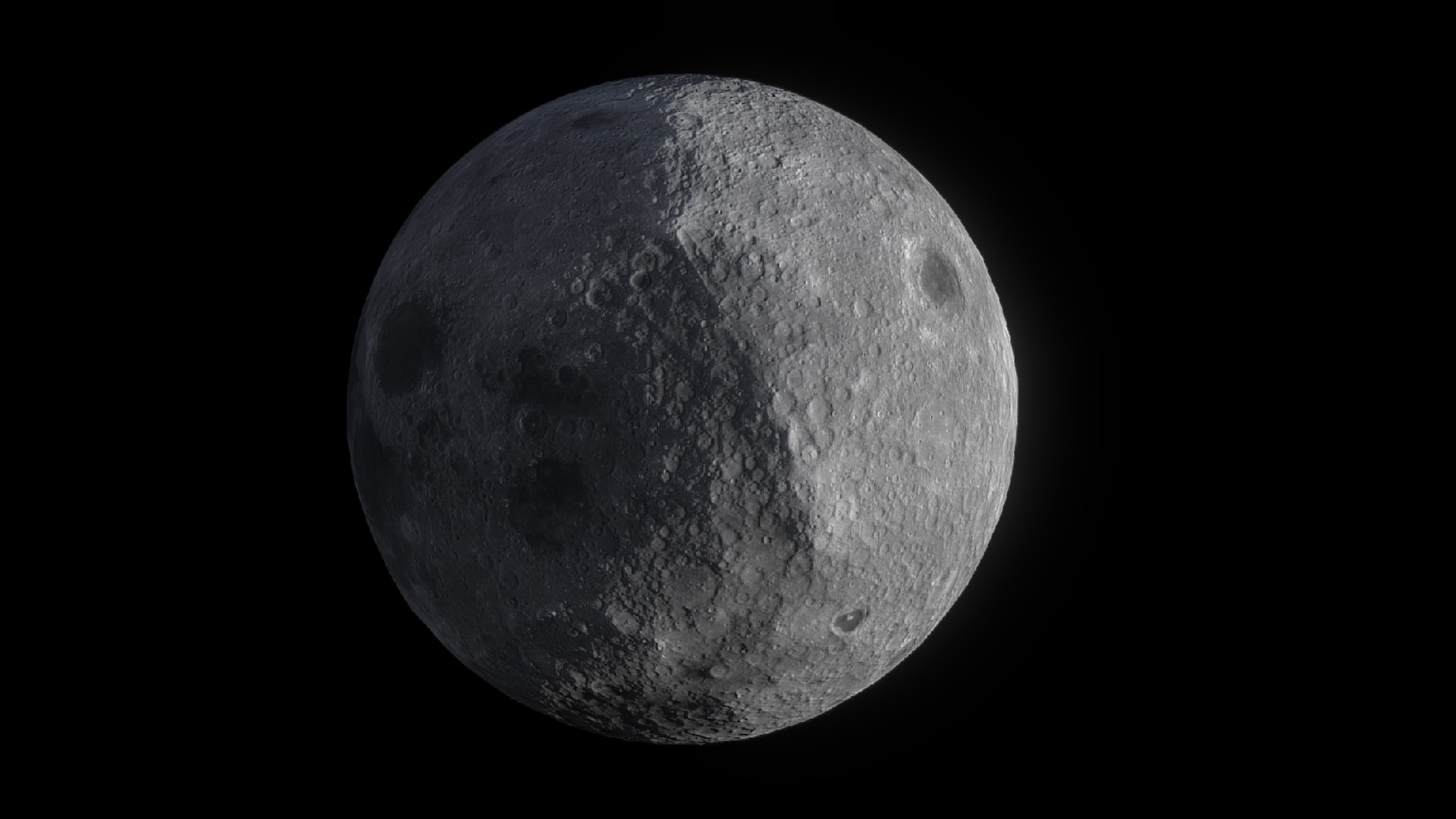 3D model Moon - This is a 3D model of the Moon. The 3D model is about a close up of the moon.