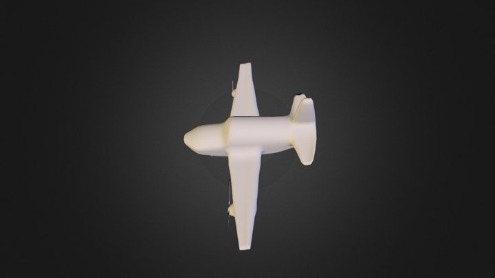 cartoon plane 3D Model