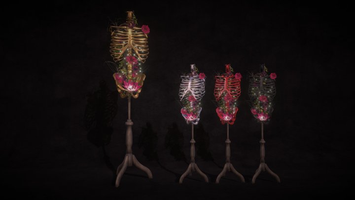 Bony Mannequin 3D Model