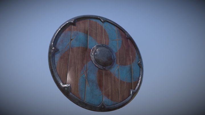 Viking Shield 3D Model