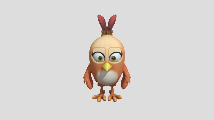 Dahlia 3D Model Angry Birds 3D Model
