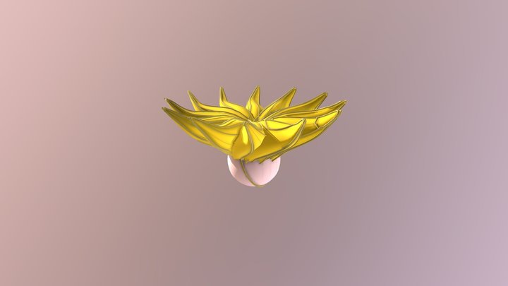 Goku Hair 3D Model