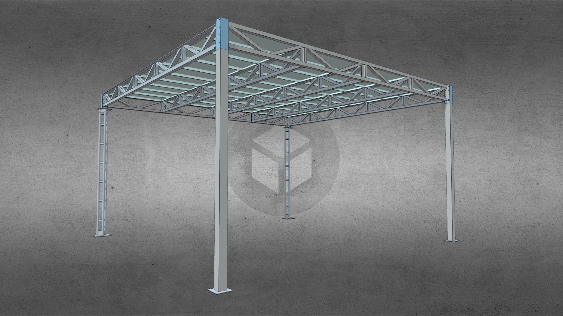 Platforma metalica