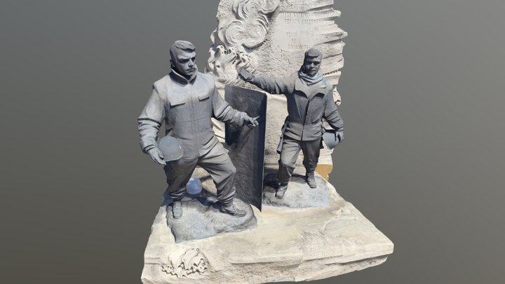 Heroes of Heavenly Hundred (Zbarazh) 3D Model