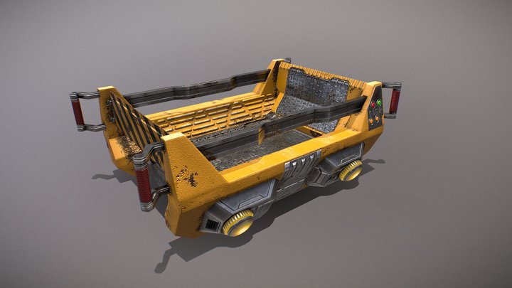 Hover Cart 3D Model