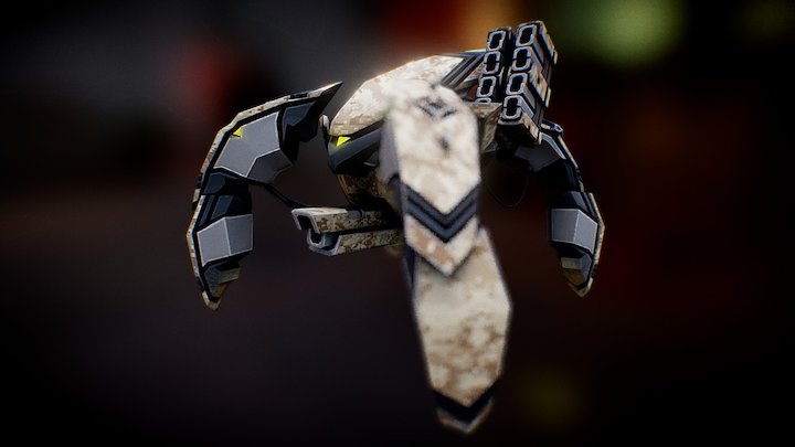Flea-Mech 3D Model