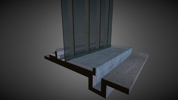 Podium Facade @ Pools - Option 2 3D Model