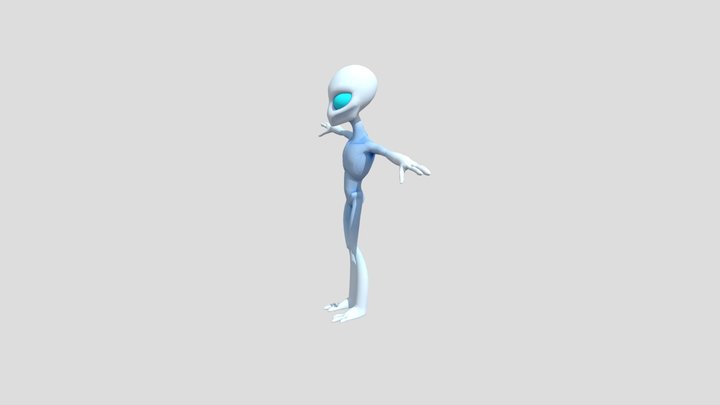 White Alien 2 (Neighbor Aliens Mars Adventure) – Modello 3D gratuito STL