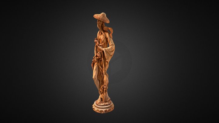 Chinese Statue Photogrammetry 3D Model
