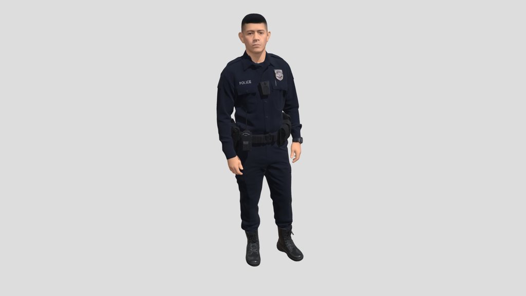 Standing Police Officer