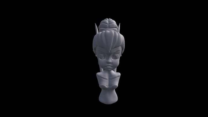 Sininho Busto Pronto  (thinkerbell) 3D Model