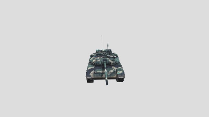 T90 661 Donovian Livery 3D Model