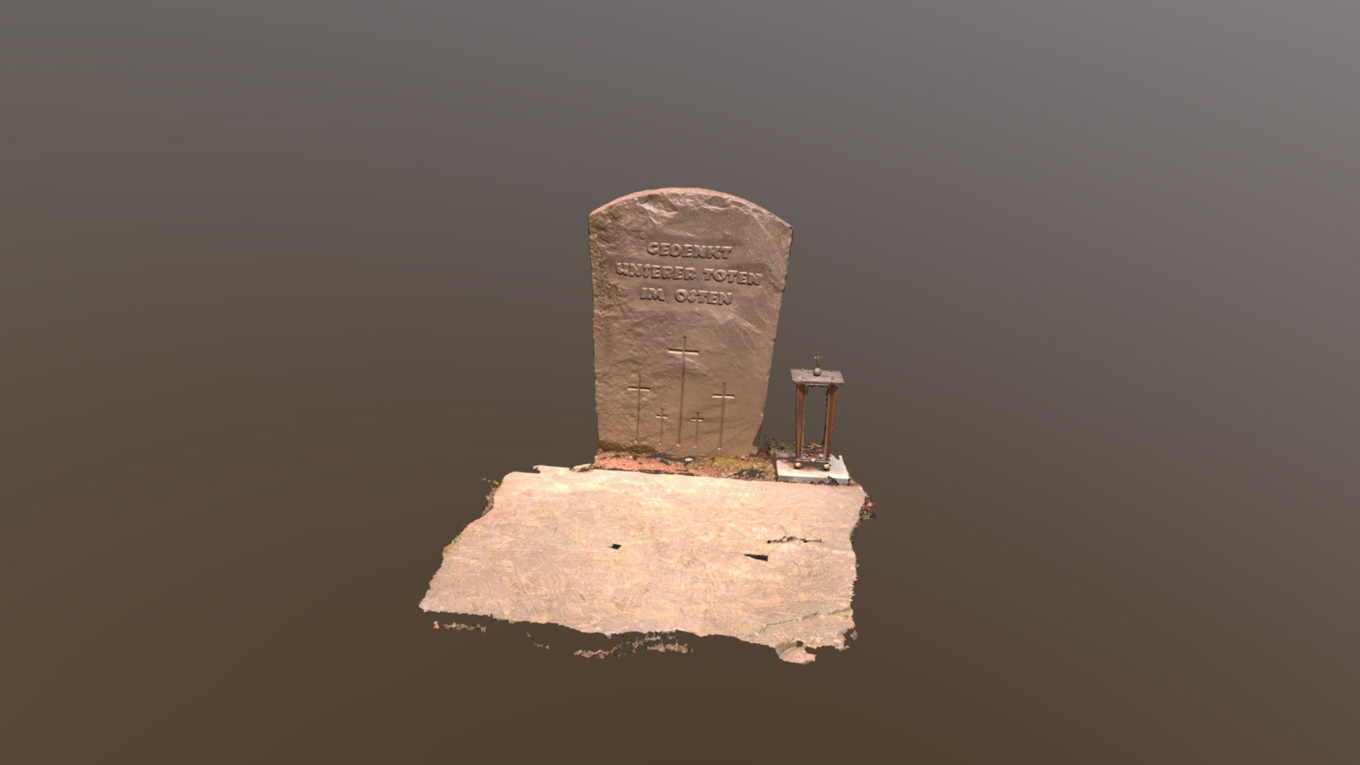 Gedenkstein_Tote_Im_Osten_Huertgen — Sketchfab embed 3D viewer
