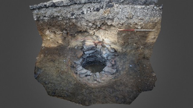 Excavated 19th Century Well. Downpatrick. 3D Model