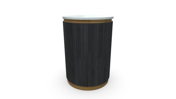 IDF Pica Round Side Table 3D Model