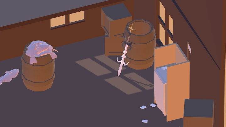 Gone Fishing 3D Model