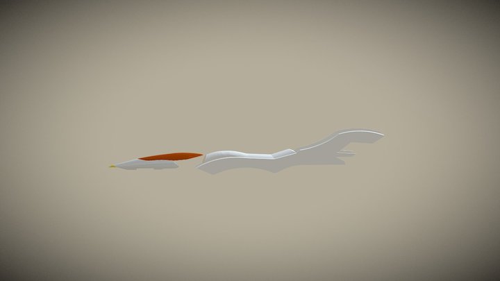 Gundam Ms Hashmal Leg Wip 40% 3D Model