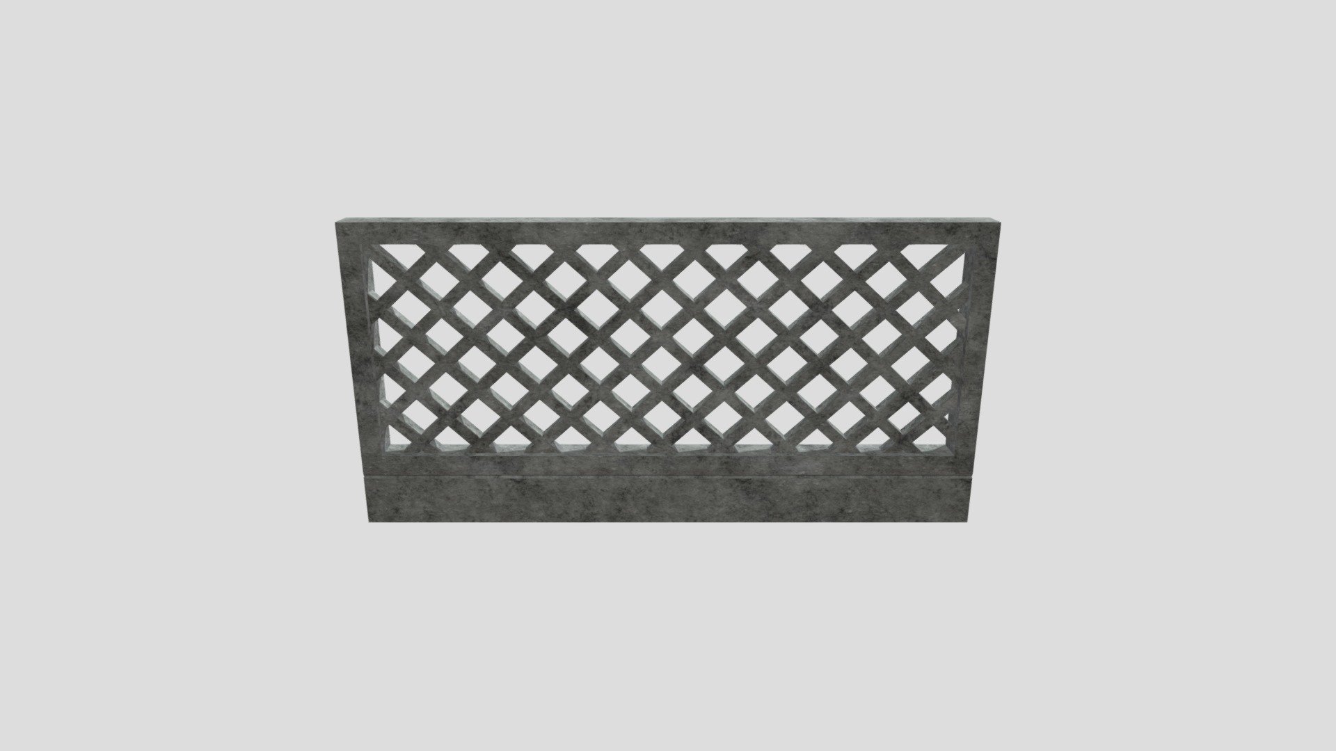 Решетчатый забор - Download Free 3D model by ii962727 [28ec2fe] - Sketchfab