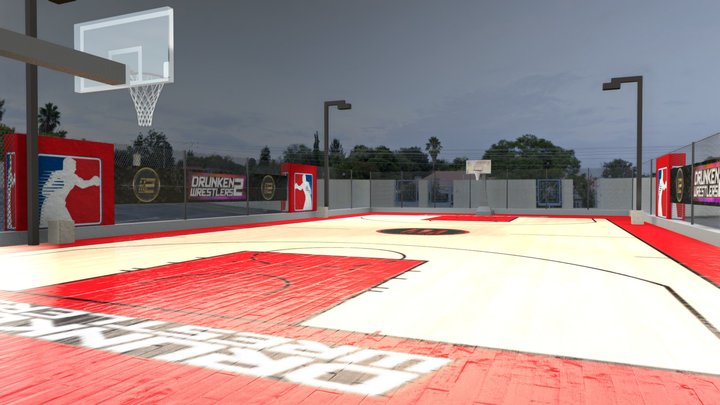 Basketball Court 3D Model