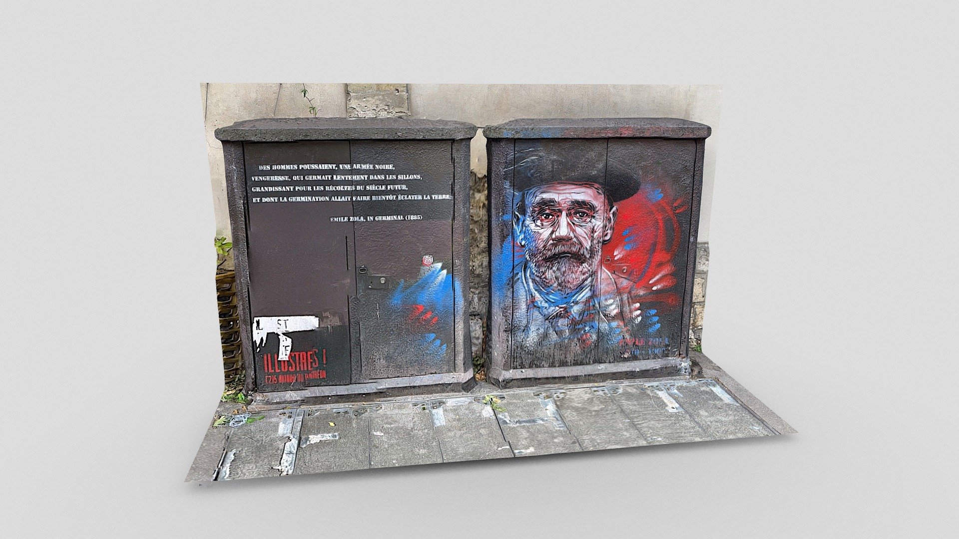 "Germinal“ mural, Paris (Scaniverse)