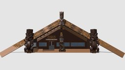 Auckland Museum Marae - Download Free 3D model by ...