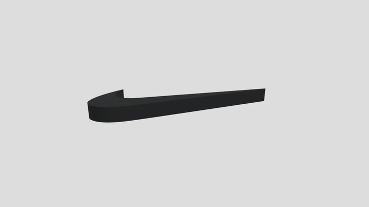 Nike Logo 3D Model