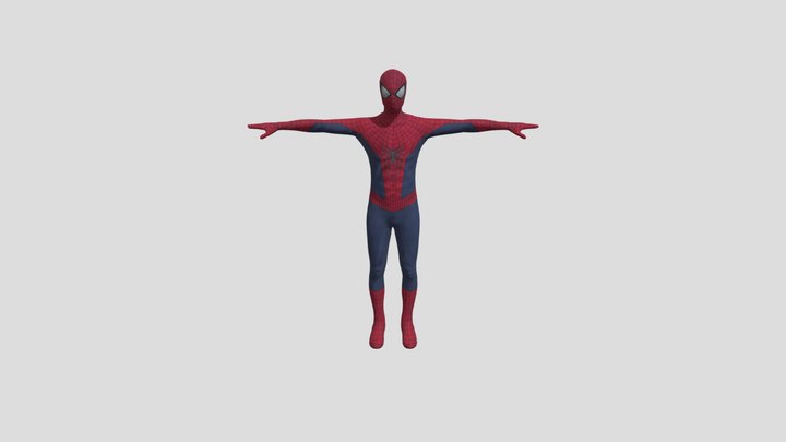 Spiderman for wonder dynamics. 3D Model