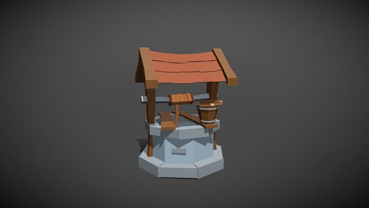 Pit Low poly 3D Model