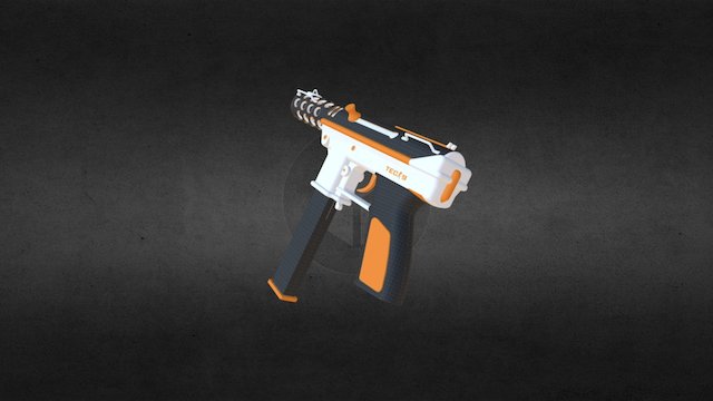 Tec 9 Arancia Killer 3D Model