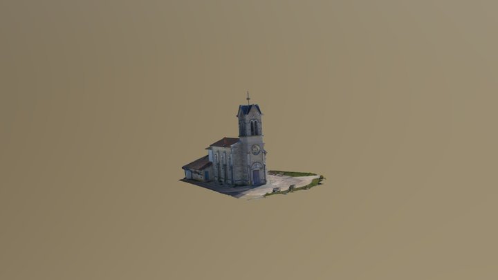 Eglise Saint-Florent à Thil 3D Model