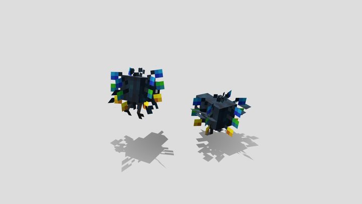 FireworkBirds 3D Model